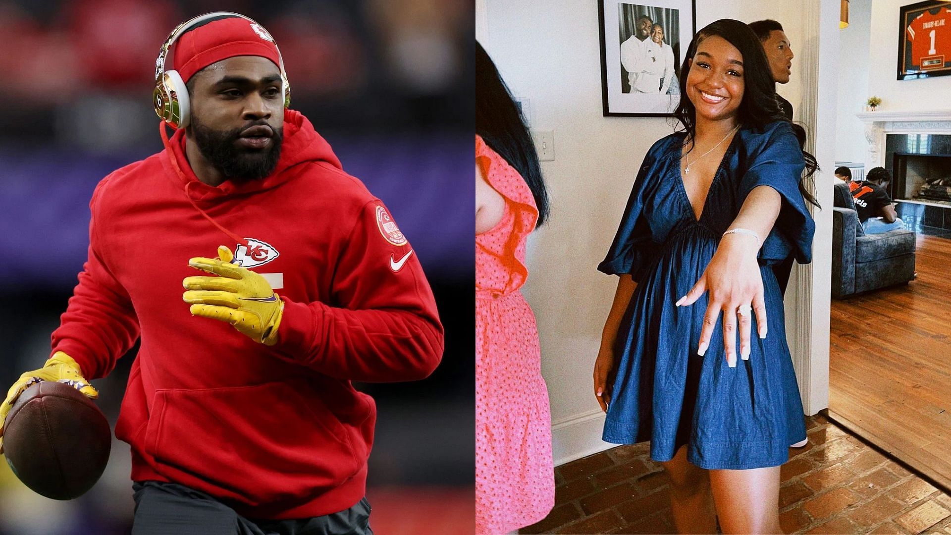 Clyde Edwards-Helaire's fiancée JoJo O'Conner shuts down fan’s ...