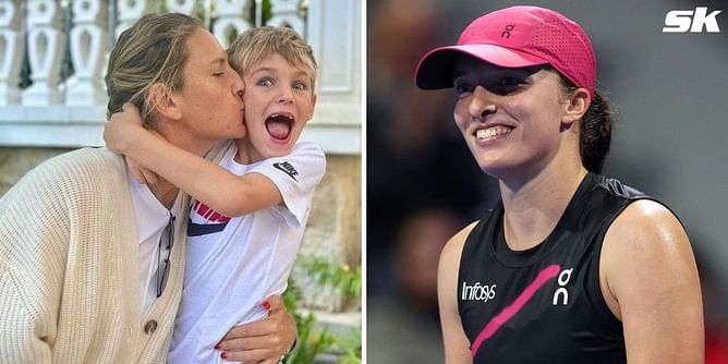 Iga Swiatek - "I really respect Victoria Azarenka; I don't know how she handles everything on tour and taking care of her son"