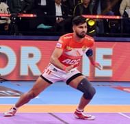 Parteek Dahiya of Gujarat Giants (Image via PKL)