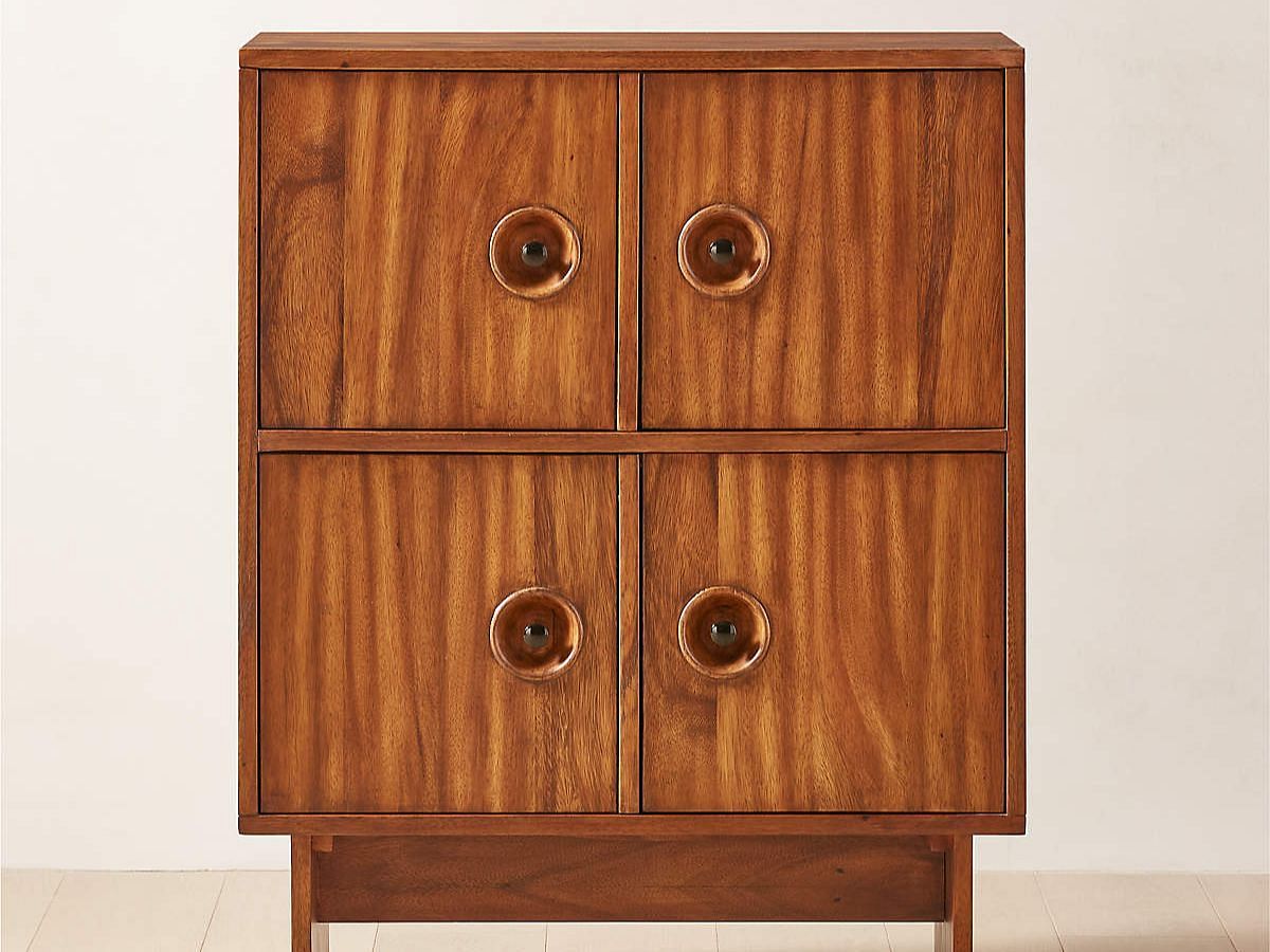 CB2 Drysdale Wood Bar Cabinet (Image via CB2)