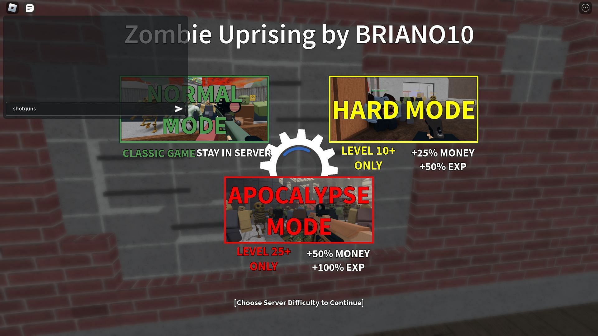 Troubleshooting codes for Zombie Uprising (Image via Roblox)