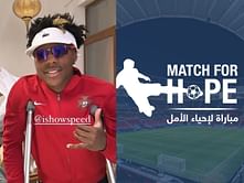 Will IShowSpeed play in the Match For Hope charity football game? Cameraman Slipz gives injury update