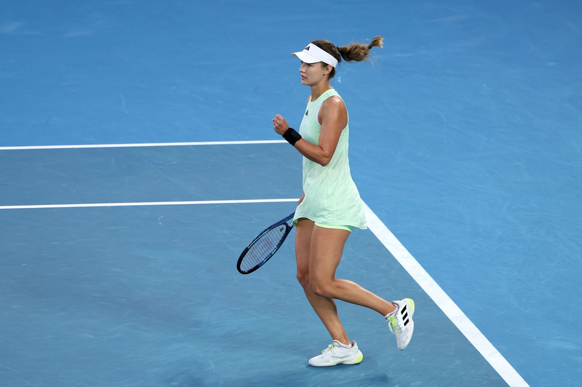 Anna Kalinskaya at the 2024 Australian Open.