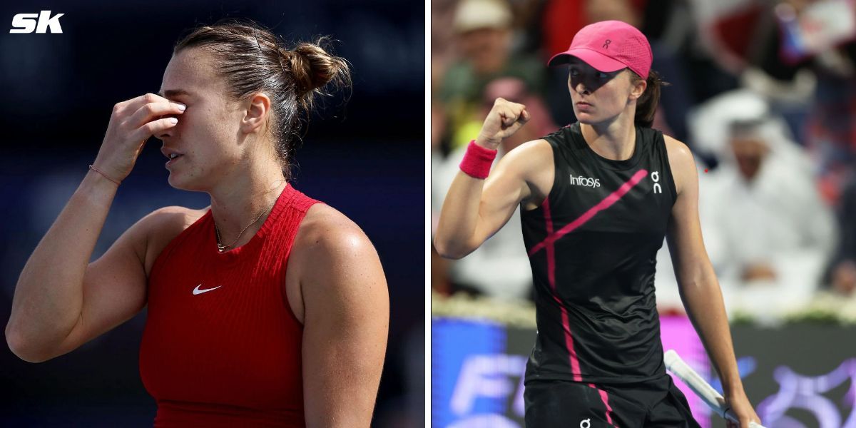 Aryna Sabalenka trails only Iga Swiatek in the WTA rankings.