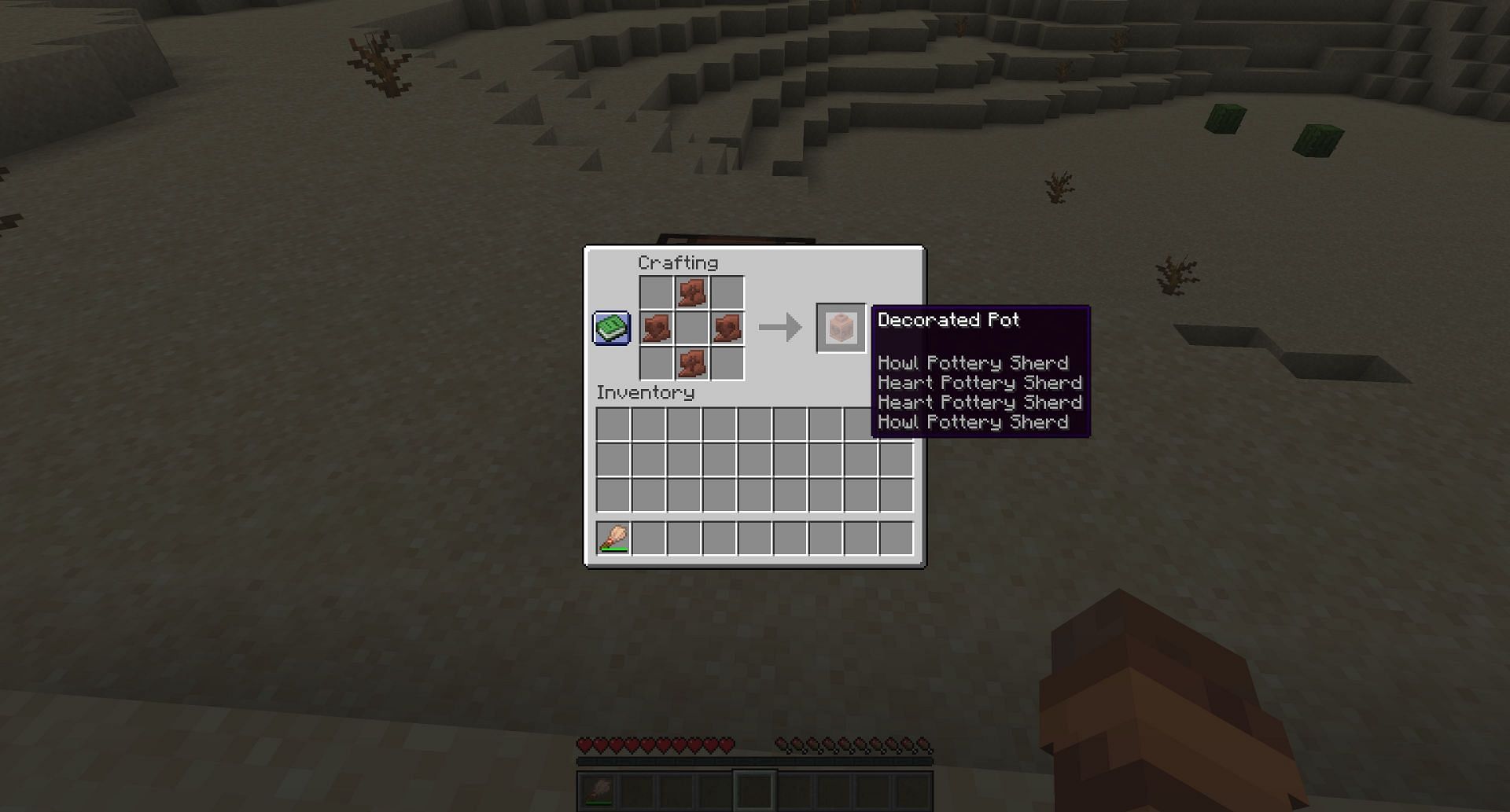 Archeologists use &quot;pottery sherds&quot; to separate them from other shards (Image via Mojang)