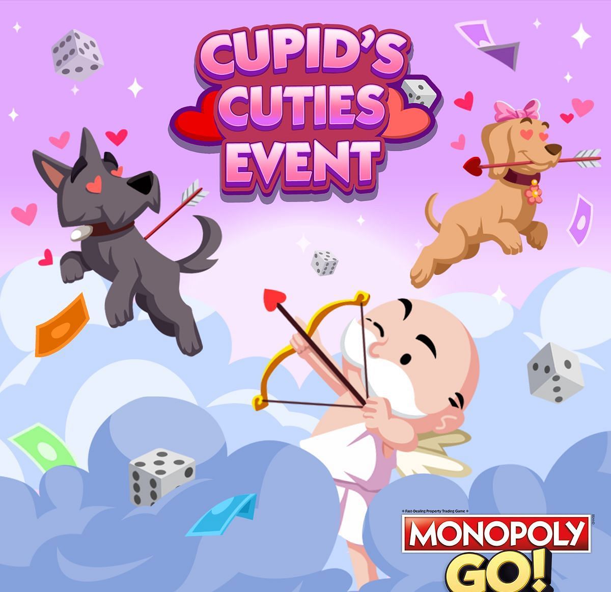 Cupid&#039;s Cuties event rewards, milestones, and points required list (Image via Scopely)