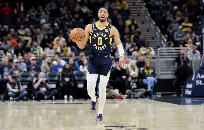 Watch: Tyrese Haliburton cruises in $10 million IndyCar for 2024 NBA All-Star Weekend event in Pacers gear