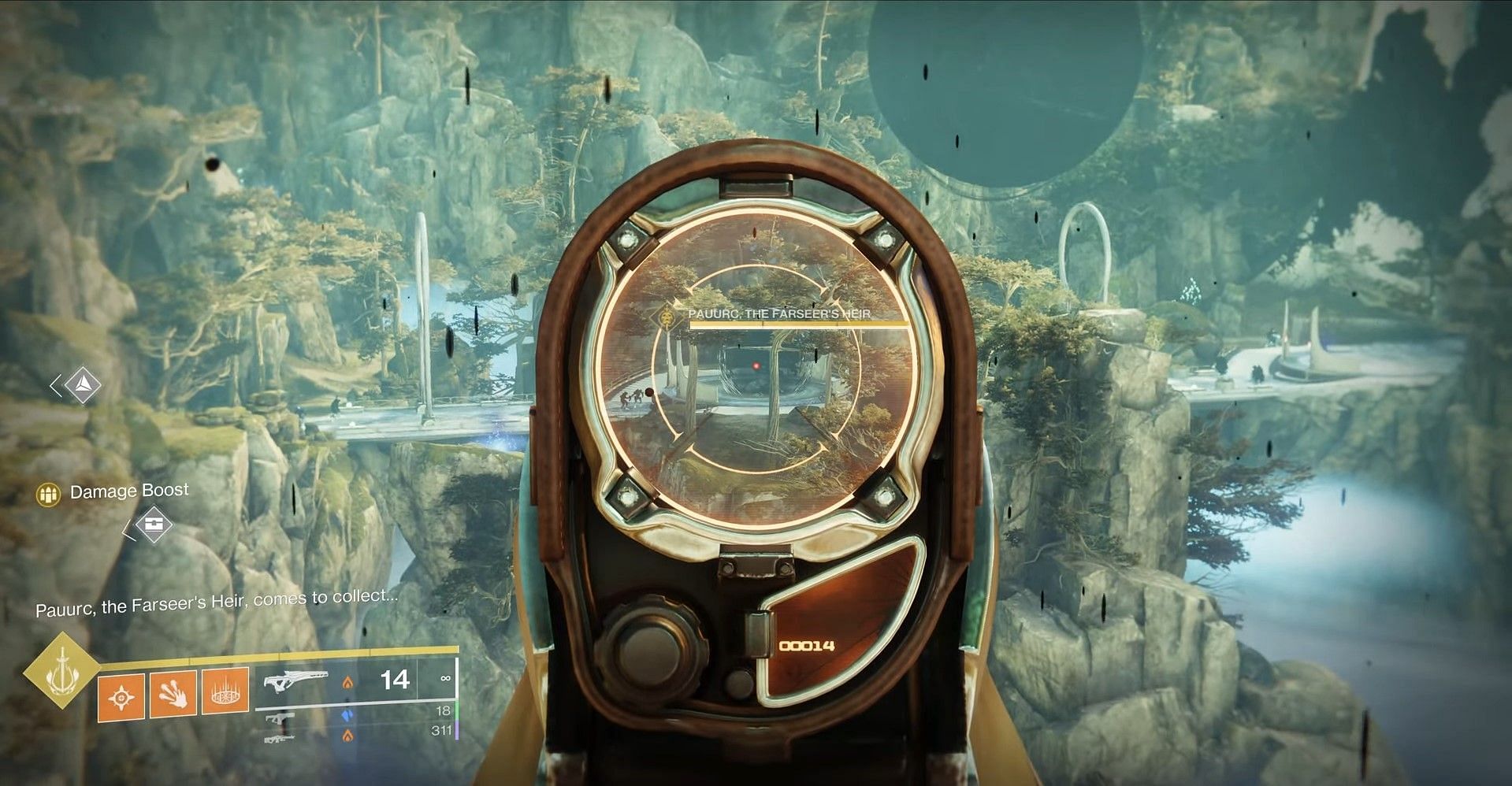 Pauurc spawned in the middle of the bridge (Image via Bungie)