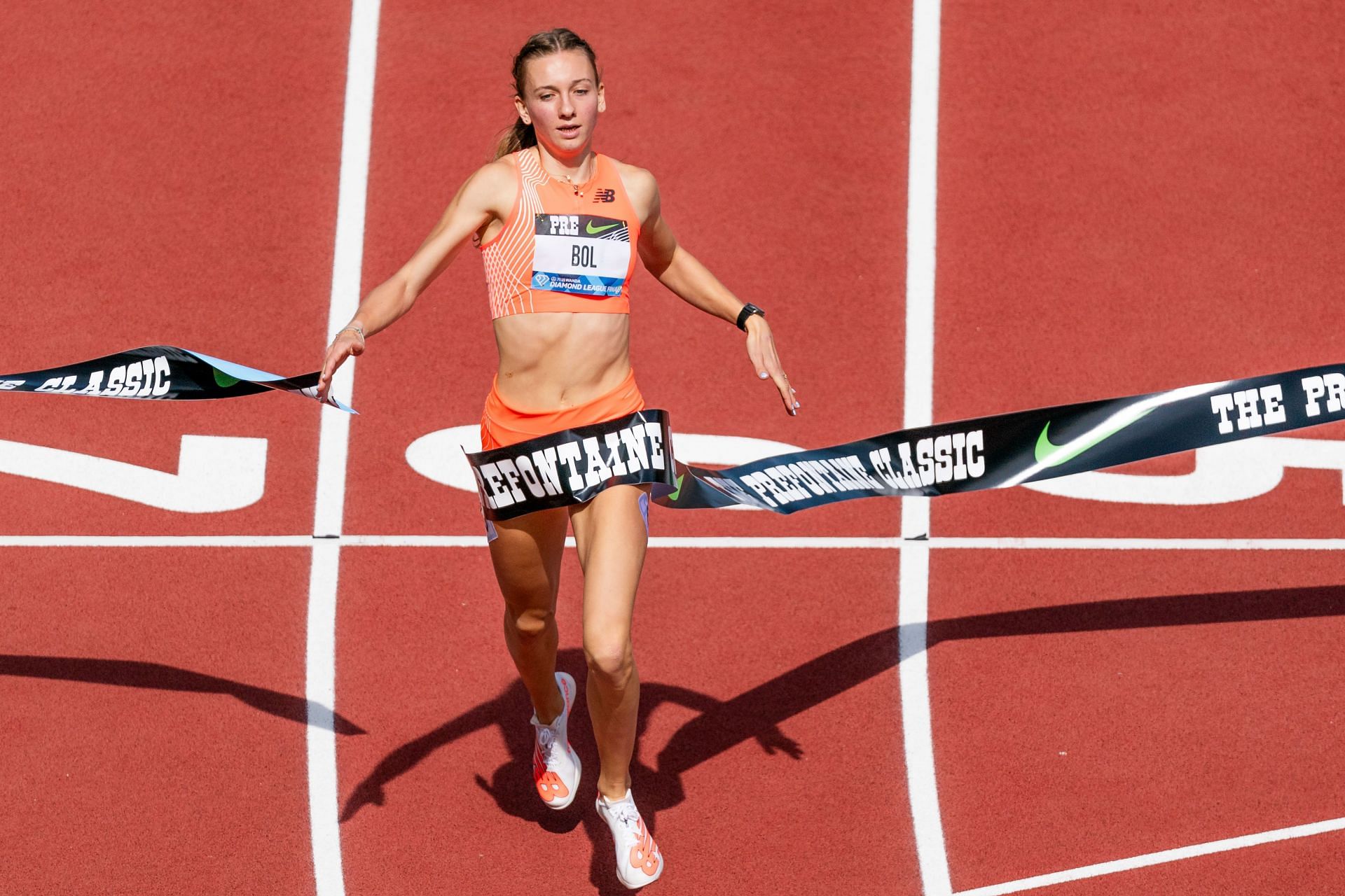 Femke Bol ran at the Meeting Metz Moselle Athelor earlier this month.