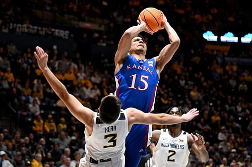 Kansas guard Kevin McCullar sat out last game due to a knee injury, but is expected to return against Houston.