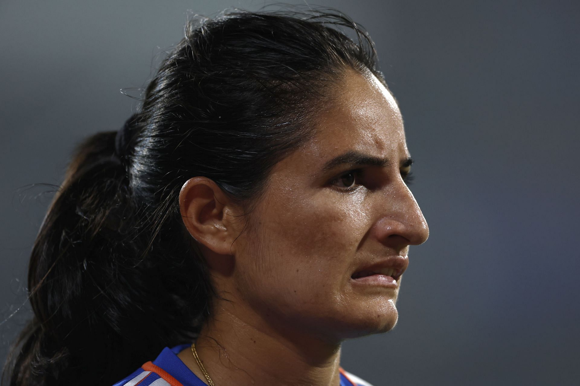 Renuka Singh Thakur in action: India v Australia - Women&#039;s T20: Game 2