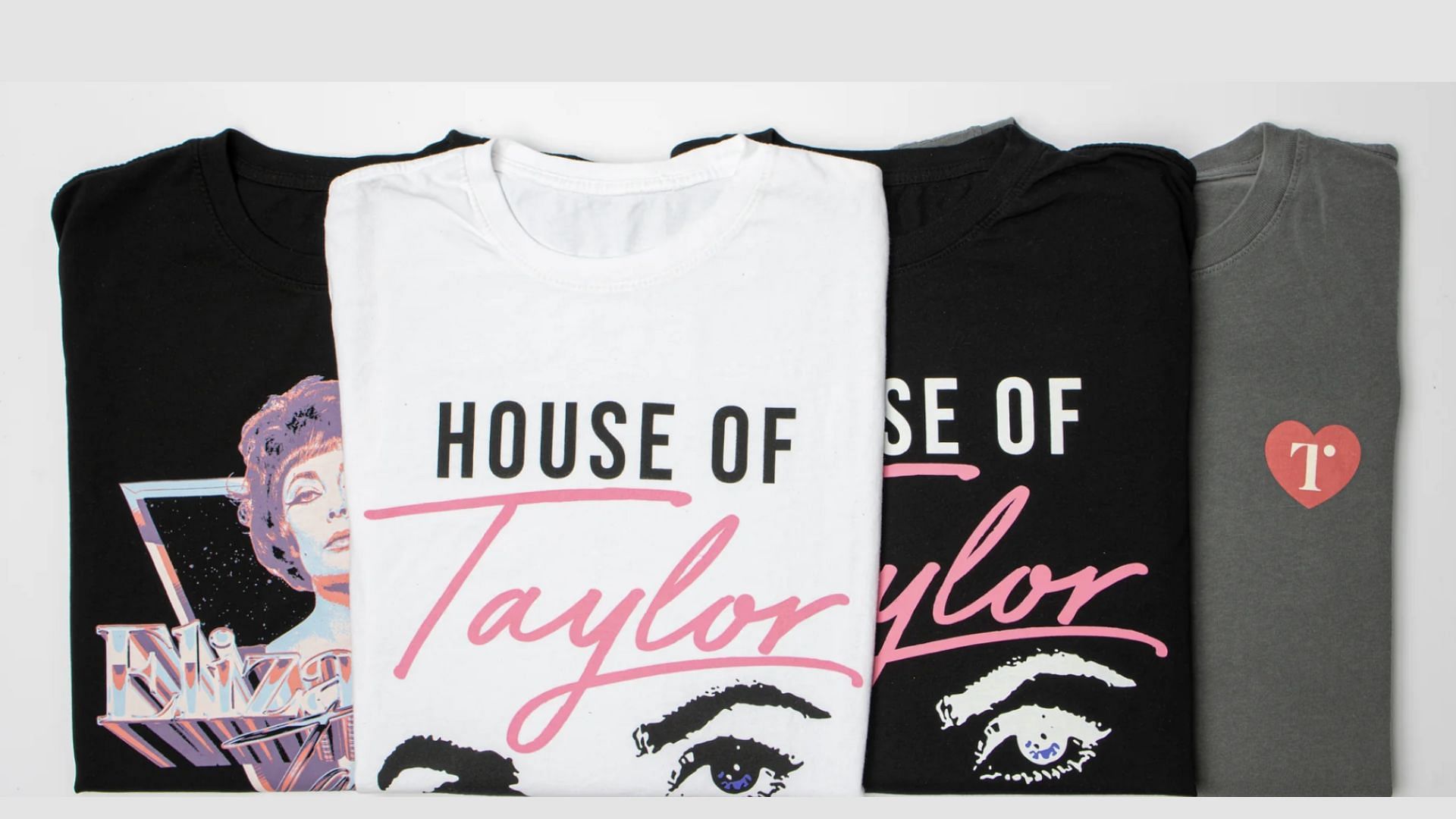These apparel items are adorned with themed graphic prints (Image via House of Taylor)