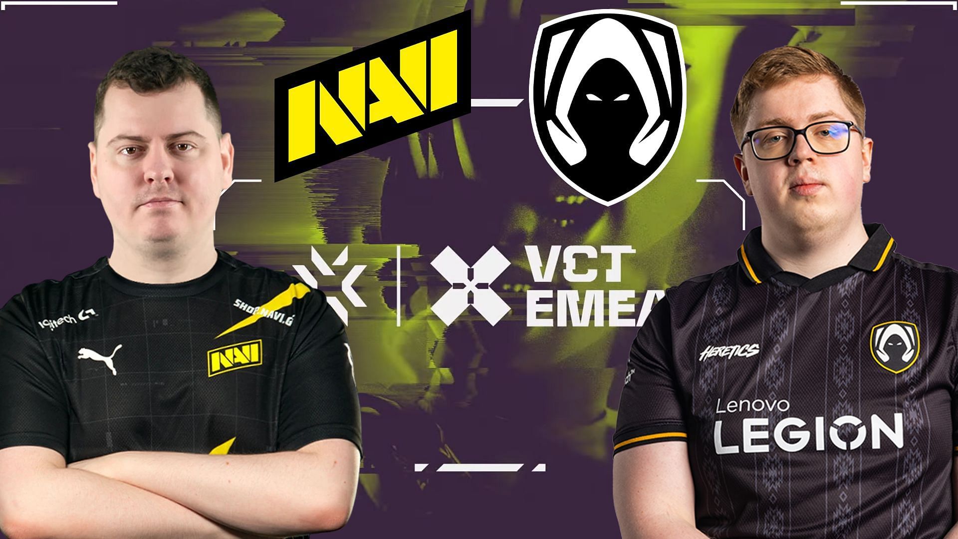 NAVI vs Team Liquid at VCT EMEA Kickoff (Image via Riot Games, NAVI and Team Heretics)