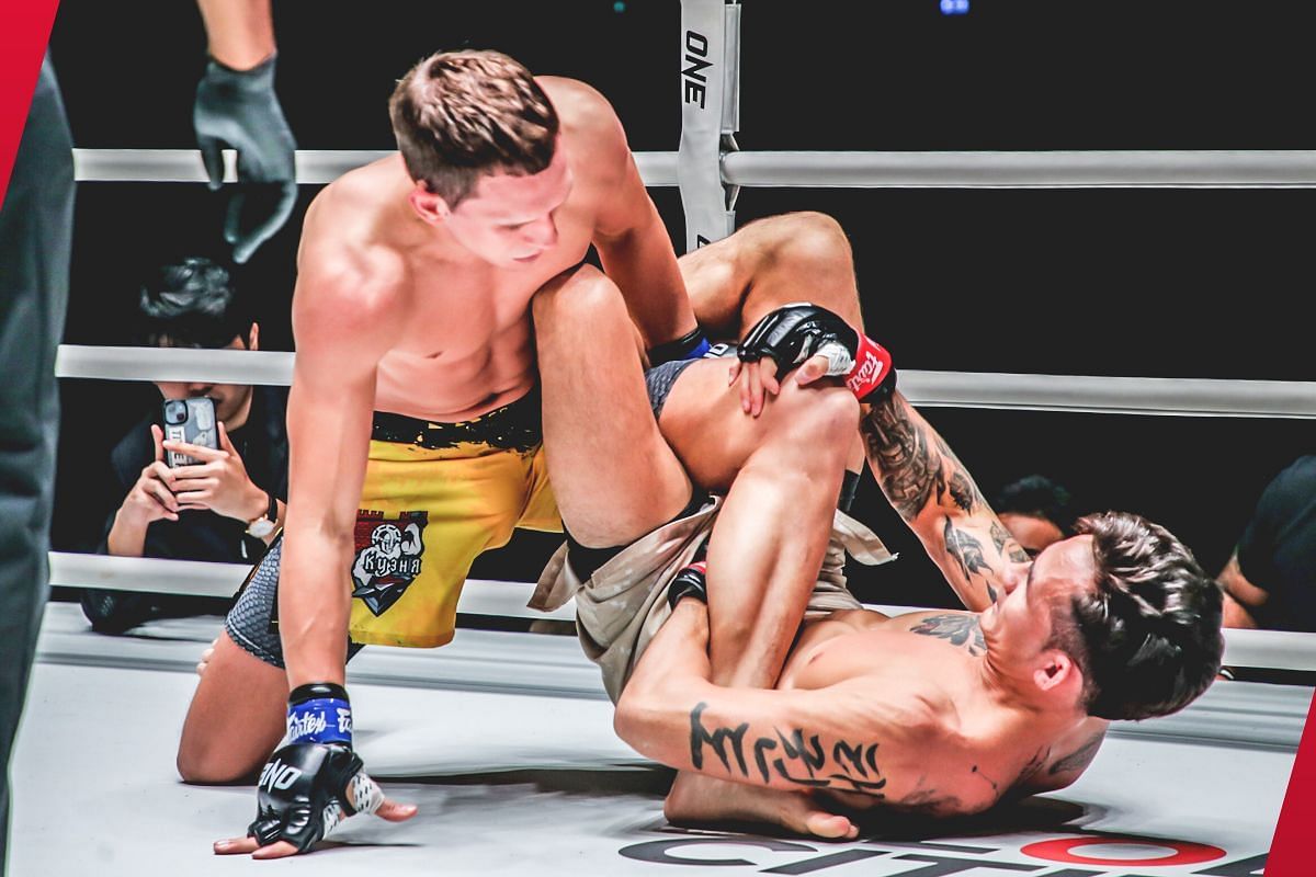 Thanh Le submitting Ilya Freymanov | Image credit: ONE Championship