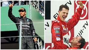 "PR merchant at it again": Fans react as Lewis Hamilton's former comments contradict what he said about Michael Schumacher