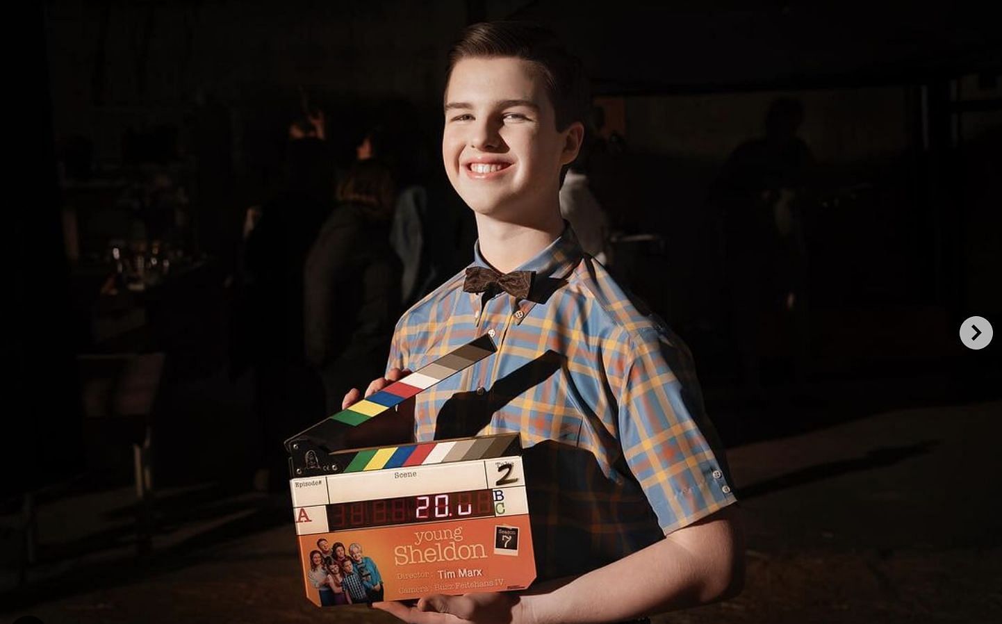 A still of the protagonist in the spin-off series Young Sheldon (Image via Instagram/youngsheldoncbs)
