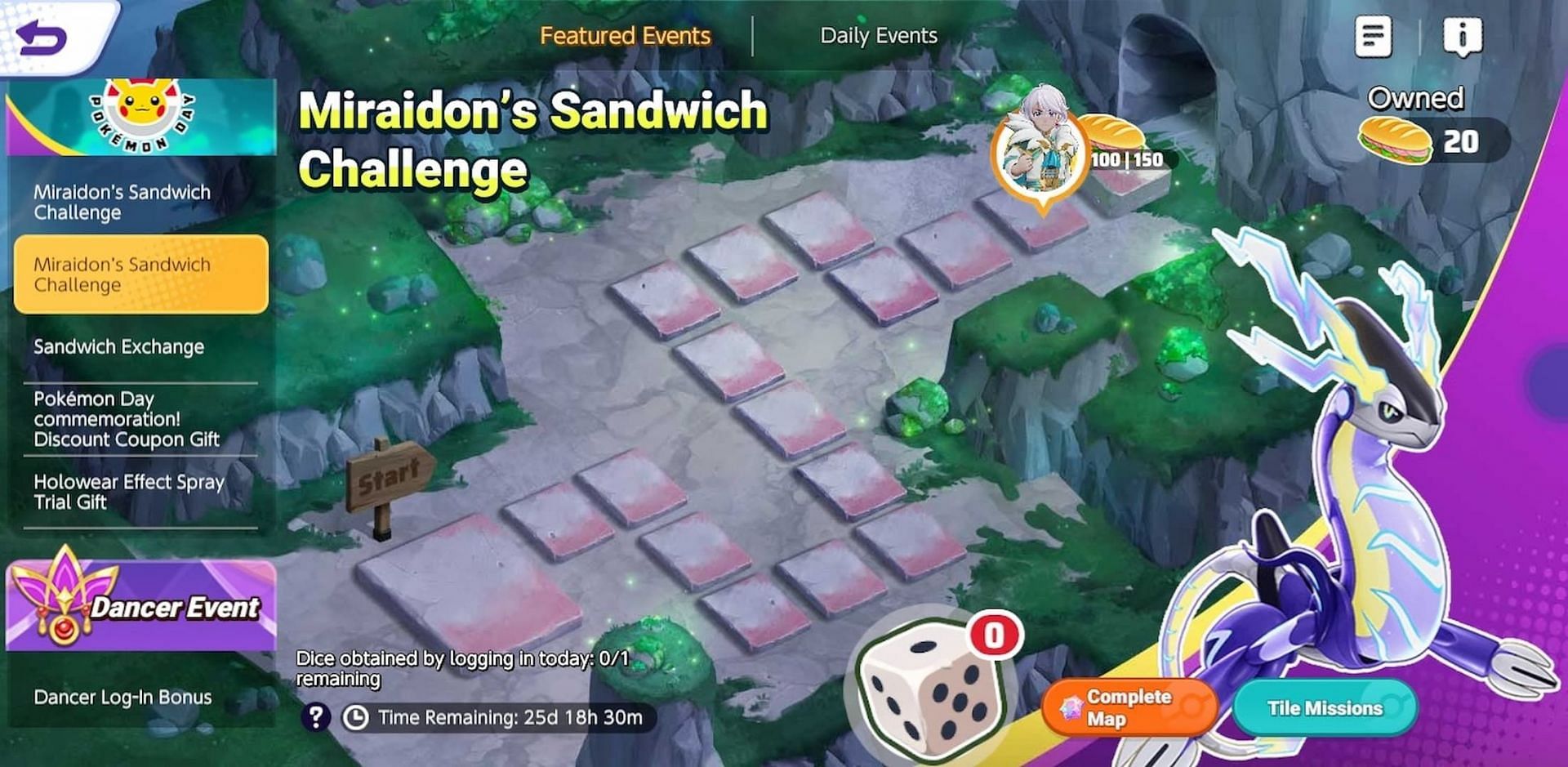 Miraidon Sandwich Challenge in Pokemon Unite (Image via The Pokemon Company)
