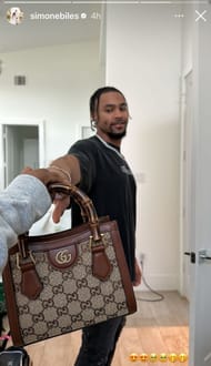 Screenshot of Simone Biles' Instagram story.