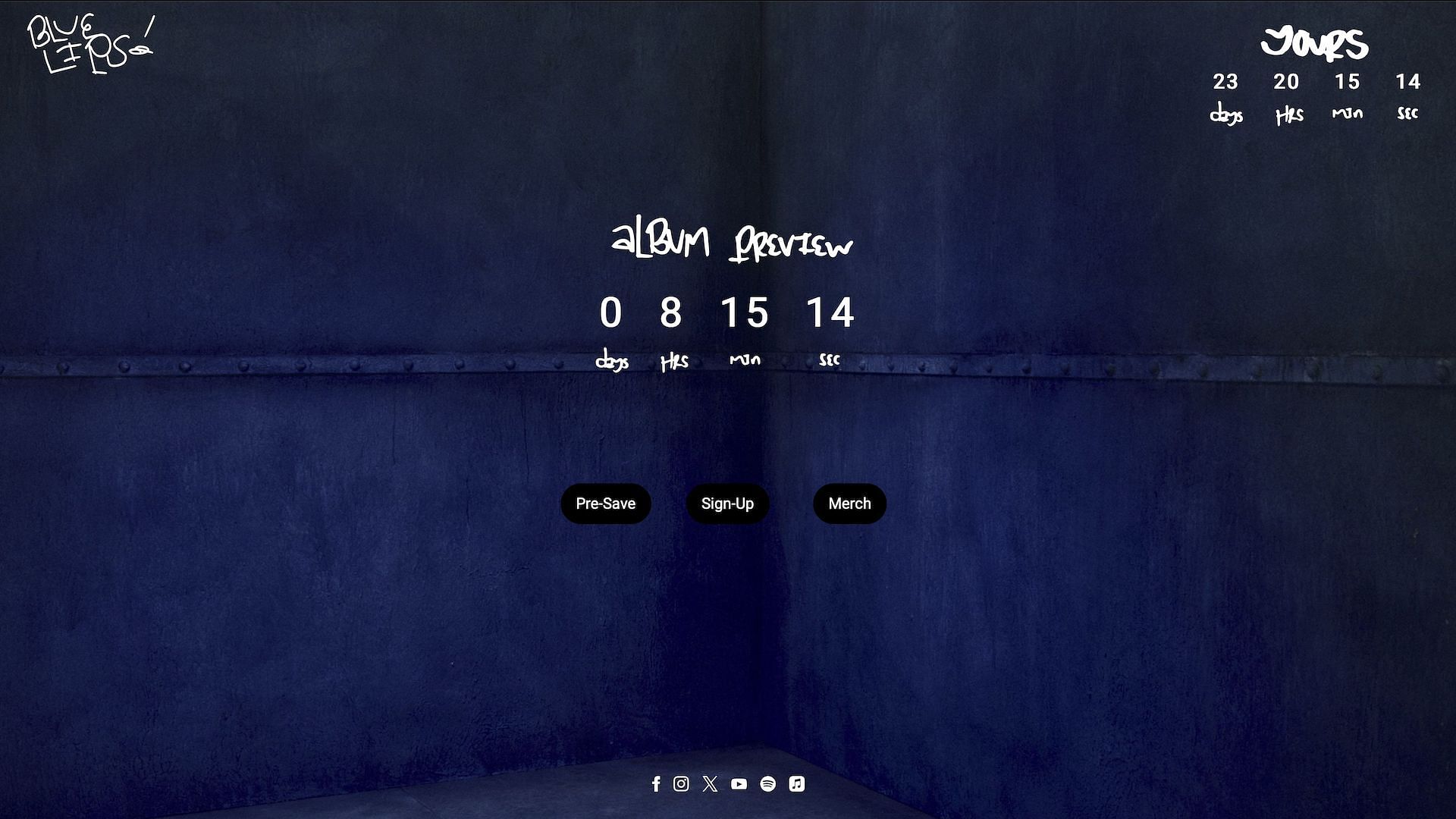 Screenshot of the &#039;Album Preview&#039; from ScHoolboy Q&#039;s official website, which releases within the next eight hours (Image via schoolboyq.com)