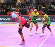 Arjun Deshwal in action against Pirates (image via PKL)
