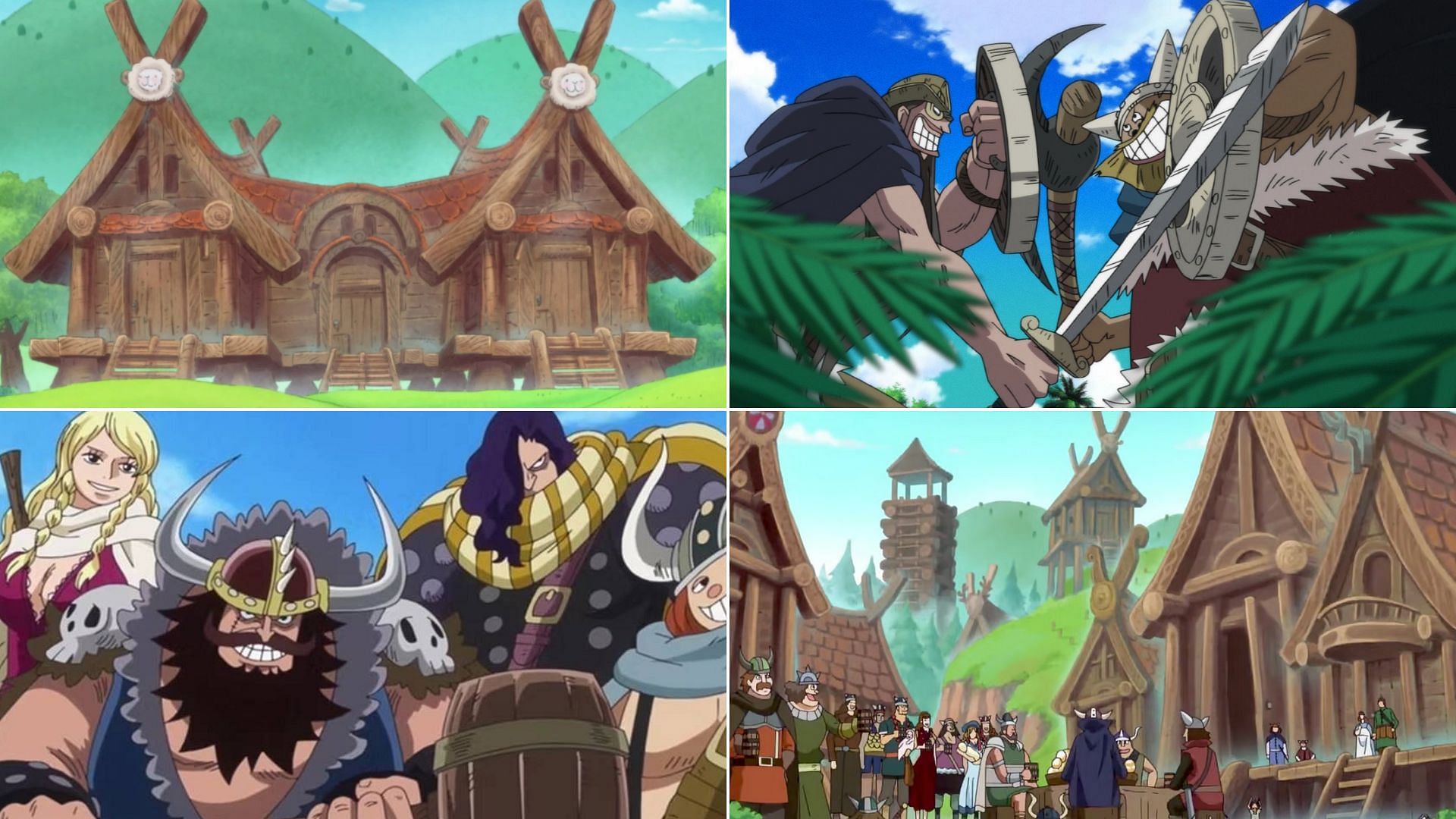 Elbaf and the Giants are clearly based on the typical Norse folklore (Image via Toei Animation)