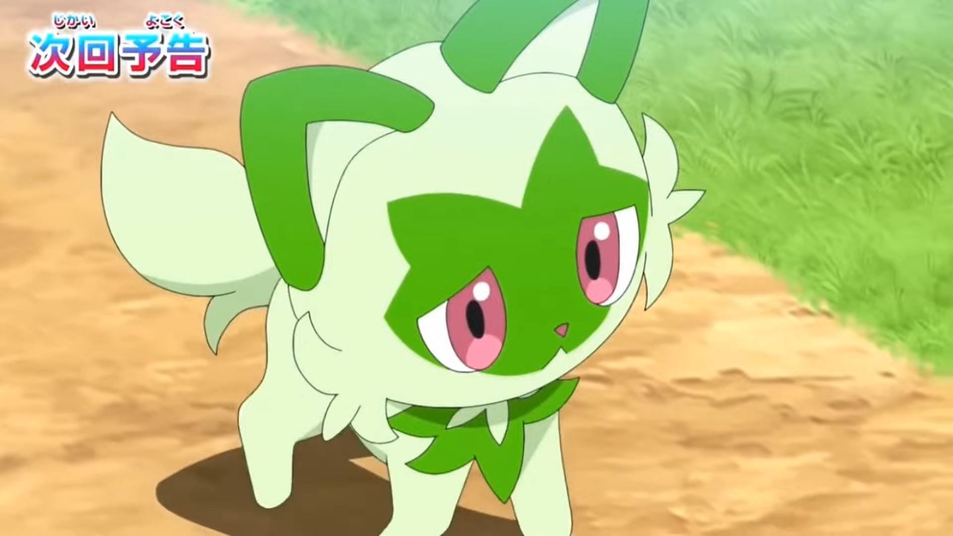 Liko&#039;s Sprigatito seems upset in Pokemon Horizons Episode 40&#039;s preview (Image via The Pokemon Company)