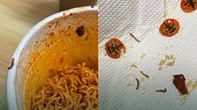 Woman finds Maggots in Shin Ramyun Instant Noodle Cup