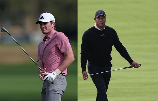 “You kinda stop and stare” - Nick Dunlap talks about crossing paths with Tiger Woods at Genesis Invitational