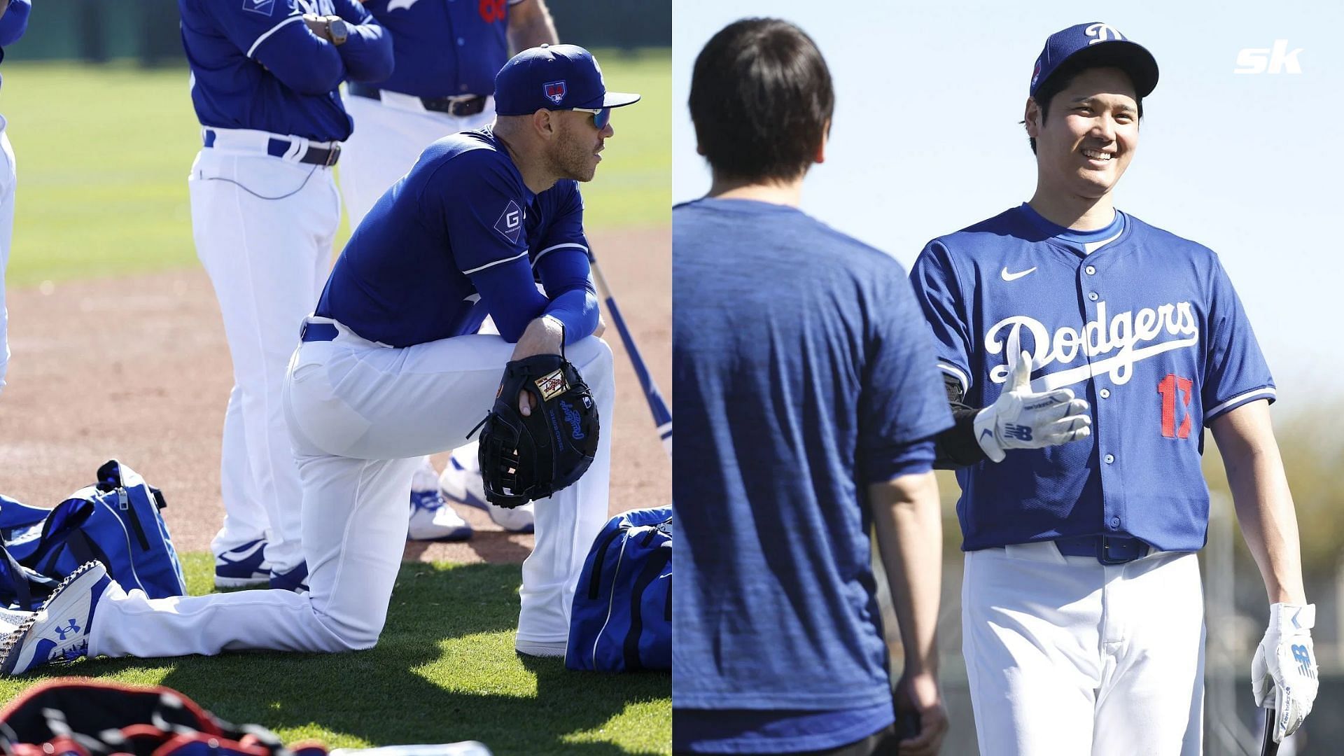 Los Angeles Dodgers Sluggers Freddie freeman &amp; Shohei Ohtani