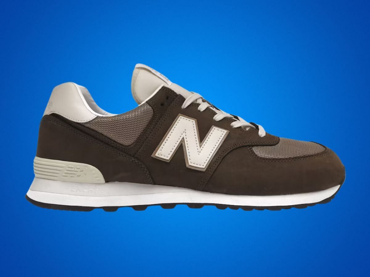 The New Balance 574 &quot;Mita Brown&quot; (Image via StockX)