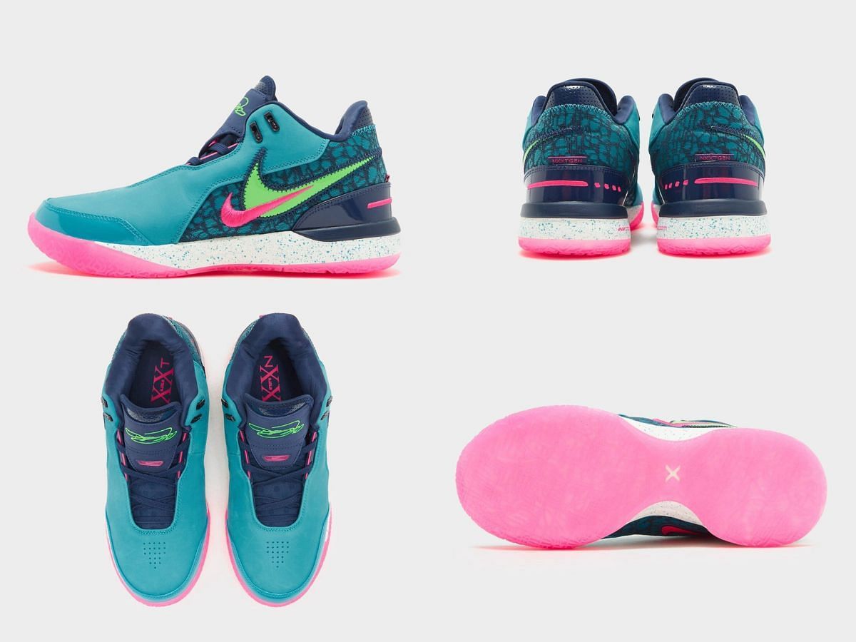 Explore Nike LeBron NXXT Gen AMPD sneakers (Image via YouTube/@lechonjames236)