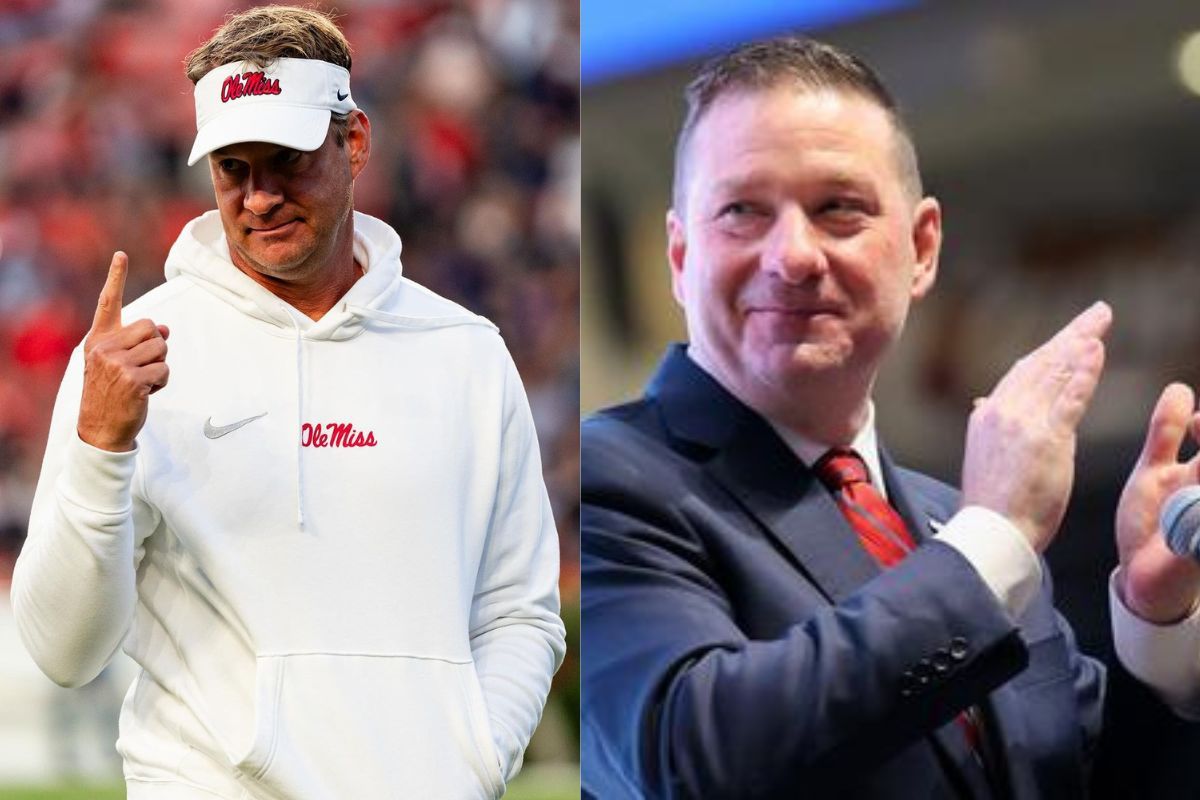 Lane Kiffin shows off Peach Bowl trophy as Auburn thrashes Ole Miss 91-77 in CBB showdown