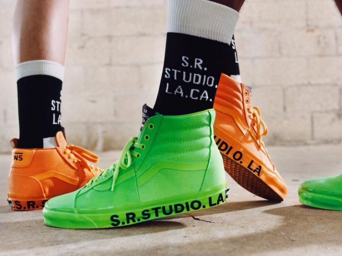SR. Studio LA. CA. x OTW by Vans &ldquo;Clash The Wall&rdquo; sneakers