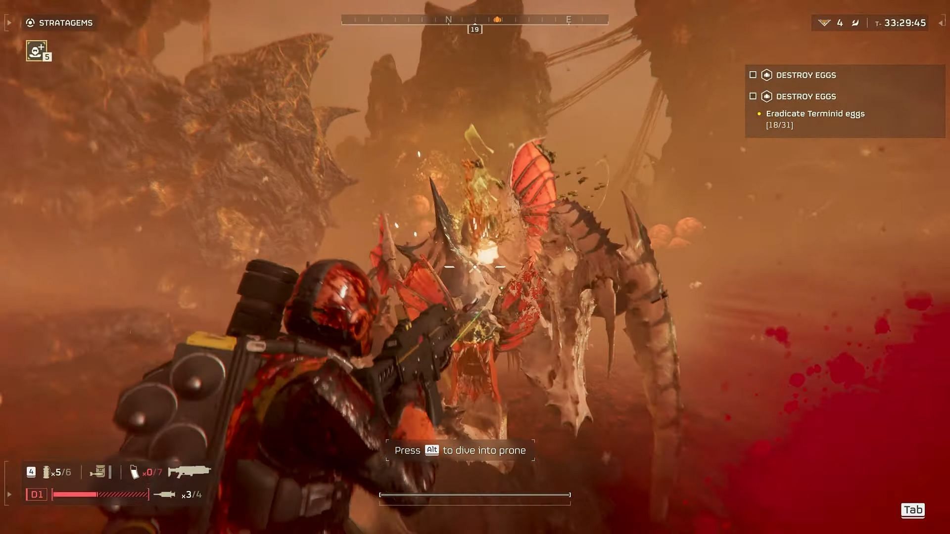 Never let a Bile Spewer get close to you (Image via Arrowhead Game Studios || YouTube/DrybearGamers)