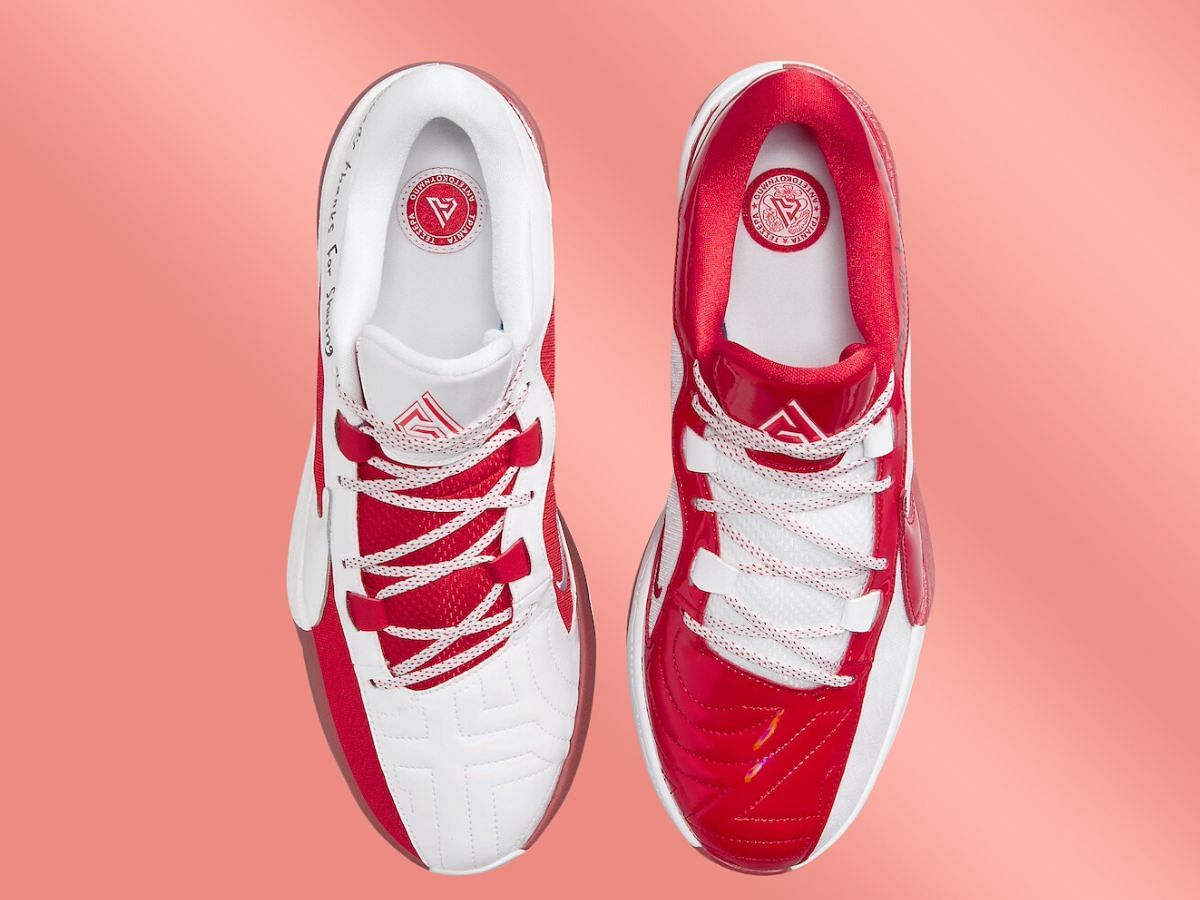 Nike Zoom Freak 5 &ldquo;All-Star&rdquo; sneakers (Image via YouTube/@Sneaker Update)