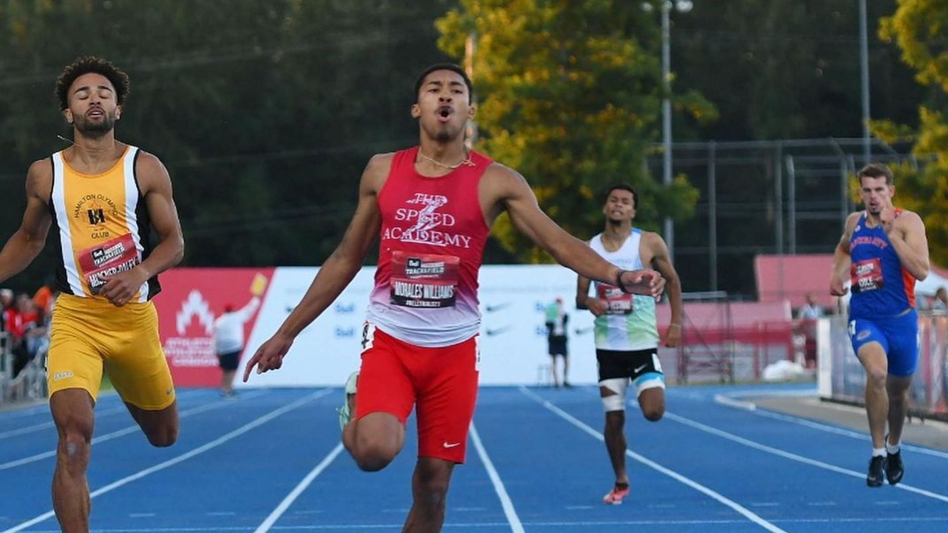 Christopher Morales Williams shattered the indoor 400m world record.