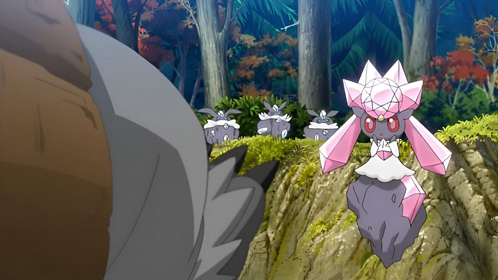 Diancie in the Princess of the Diamond Domain short (Image via The Pokemon Company)