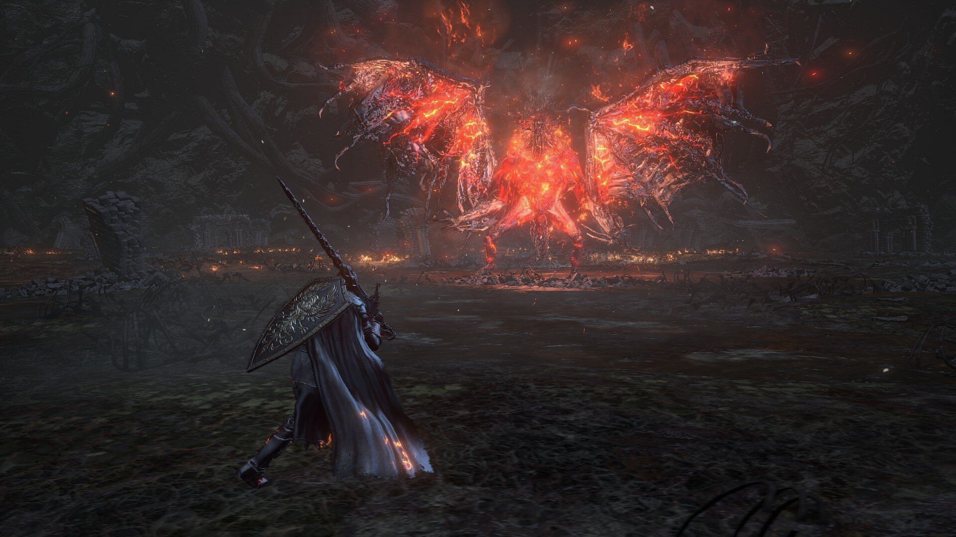 The Demon Prince awakens... (image by FromSoftware)