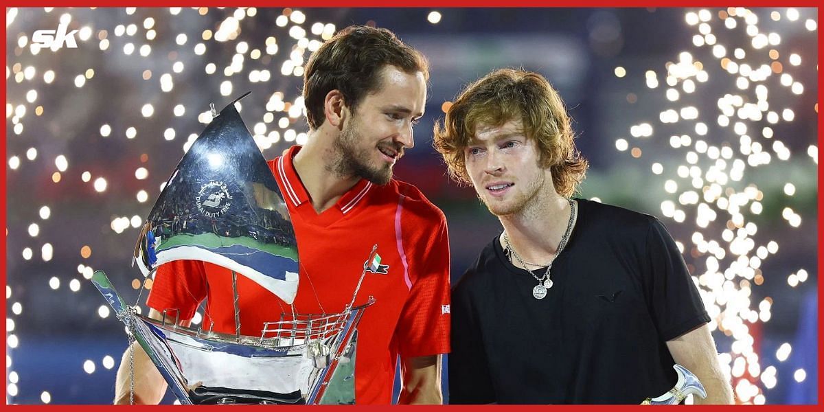 Daniil Medvedev and Andrey Rublev reached the final last year.