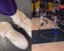 In Photos: LeBron James shows off his exclusive NXXT Gen kicks for Lakers vs Knicks