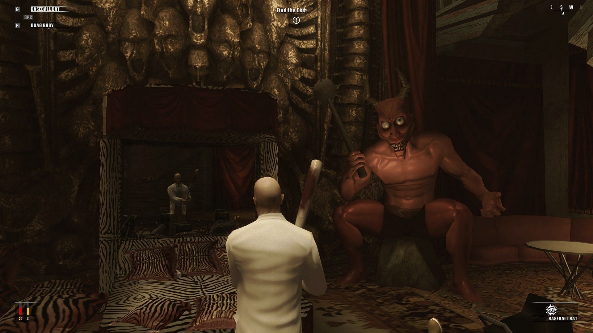 Despite its age, Hitman Blood Money is a good-looking game owing to its unique and distinct art style (Image via Feral Interactive)