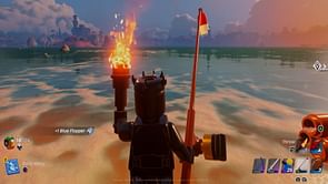 How to catch Blue Flopper in LEGO Fortnite