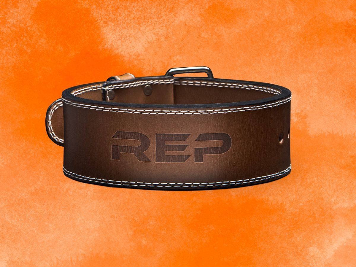 The Rep 4-inch leather belt (Image via REP)
