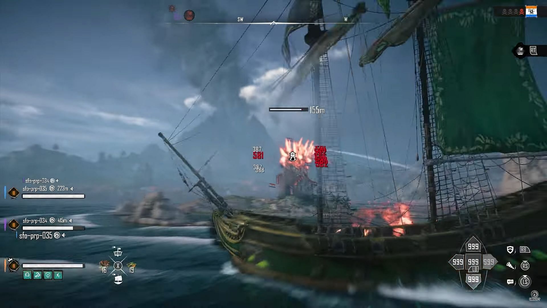 You will need to repair your ship in Skull and Bones to survive the deadly waters (Image via Ubisoft)