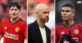 Erik ten Hag explains reason for taking off Manchester United duo Harry Maguire and Casemiro at half-time in win over Luton