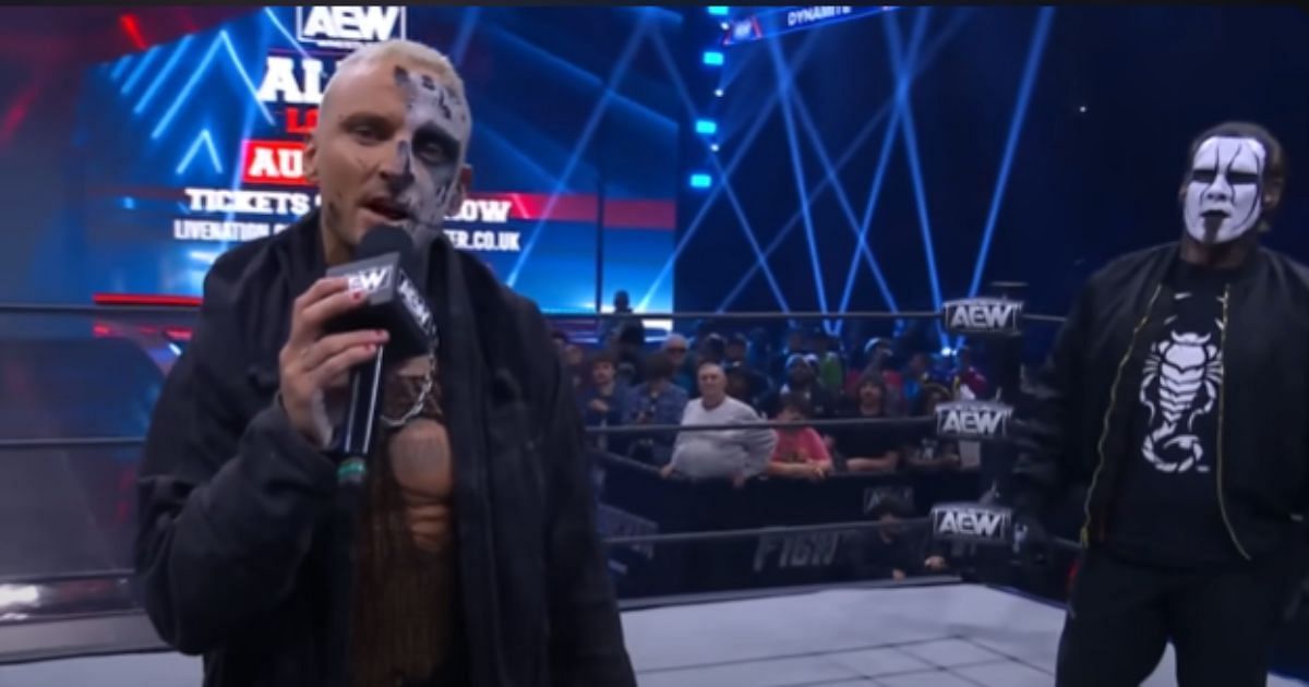Sting and Darby Allin won the AEW Tag Team Championships on Dynamite this week [Image credits: AEW YouTube]