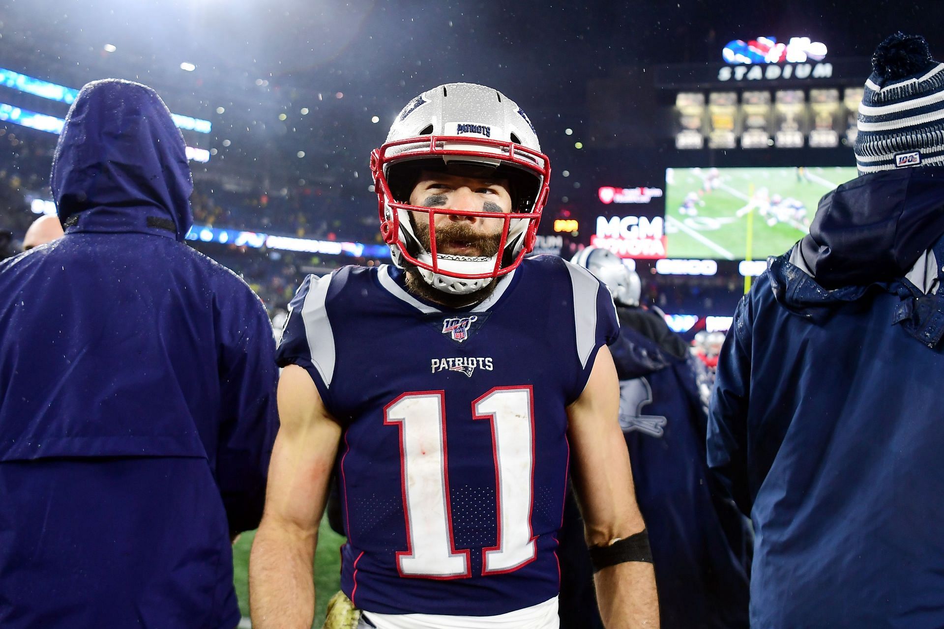 Julian Edelman with the New England Patriots