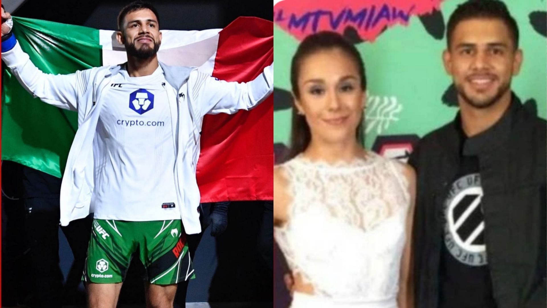 Is Yair Rodriguez (left) dating Alexa Grasso (right)? [Images courtesy of @panteraufc on Instagram &amp; UFC Gym Mexico on YouTube]