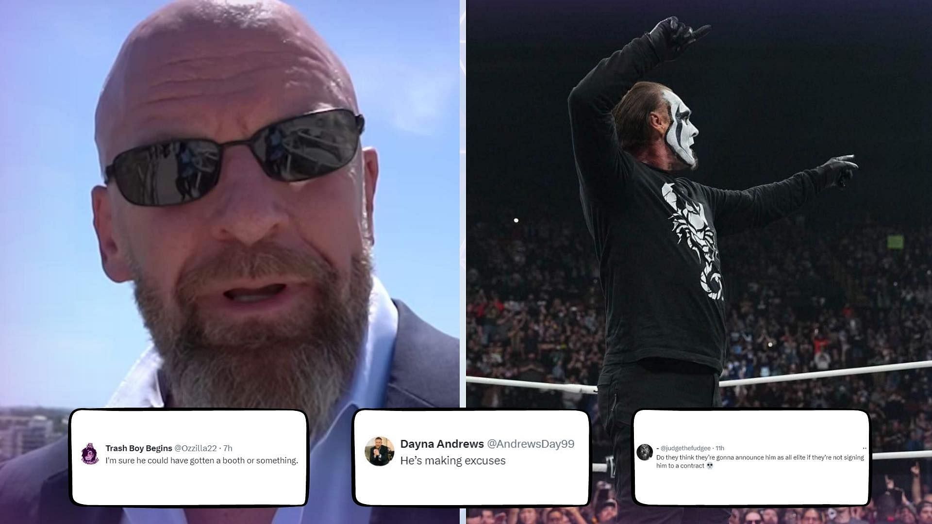 Sting joined All Elite Wrestling in 2020
