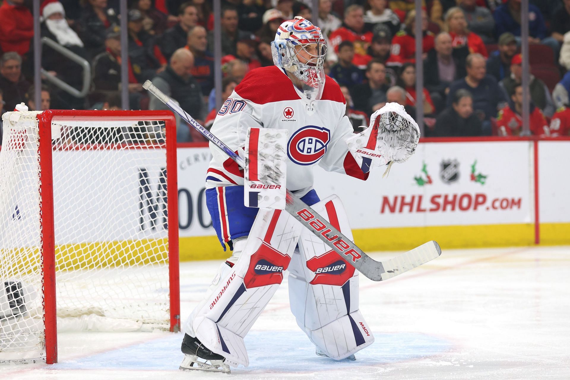 Cayden Primeau of the NHL&#039;s Montreal Canadiens